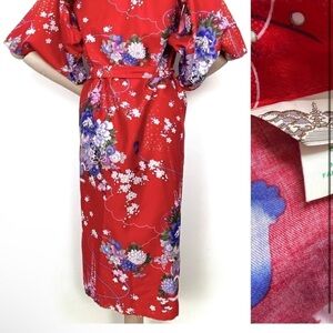Vintage Kimono Tokyo Made In Japan 40 Inches 100 Cotton Tokyo